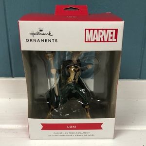 Hallmark Disney Marvel AVENGERS LOKI‎ 3.5" Boxed Christmas Tree Ornament NEW